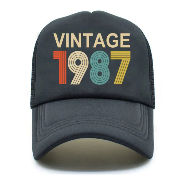 1978 Rocker Caps Homens Retro 40o Aniversário Gift Baseball Preto Cool Chapéu