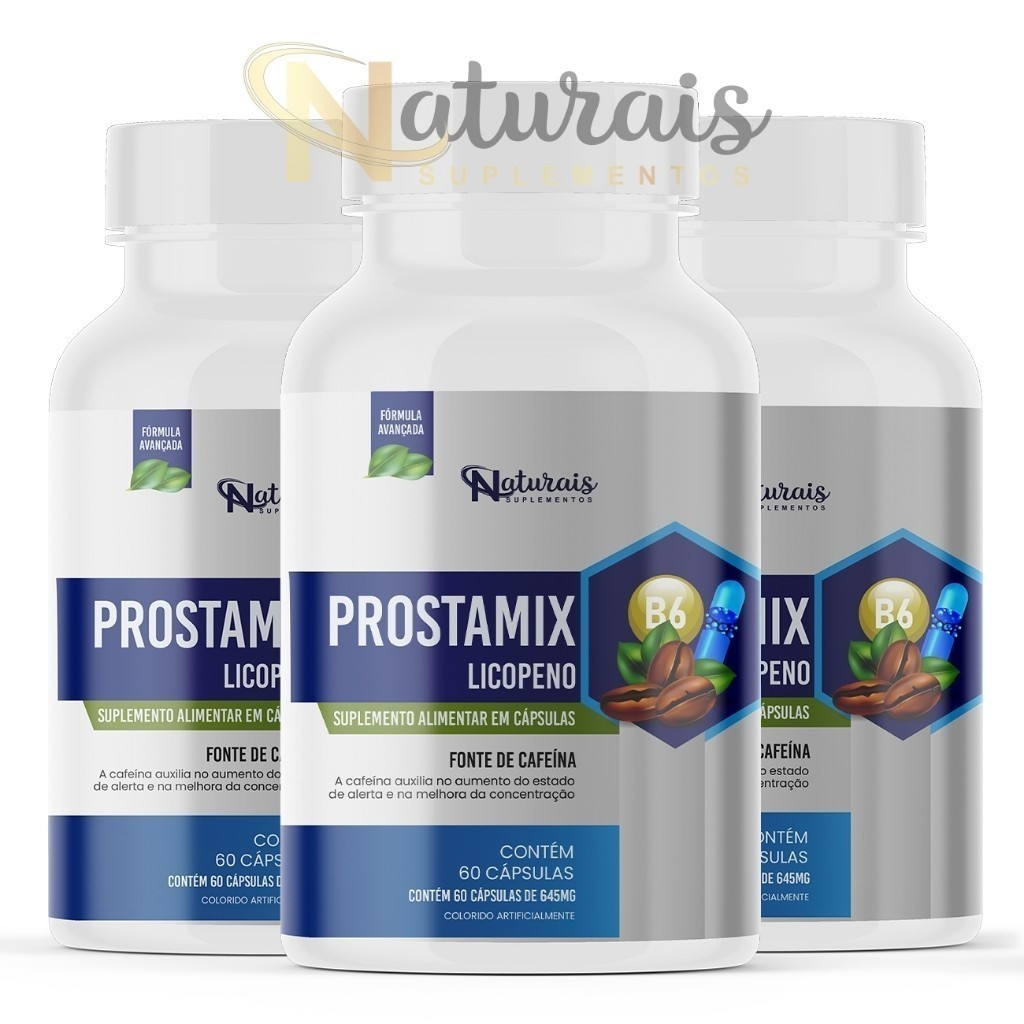 3 Prostamix 180 Cápsulas - Melhor Do Que O Tônico Envio Full Envio Rapido em Oferta na Shopee