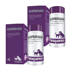 Kit 2 Acoprofagia Pó Paraqueños de Correção para Cães - 60g