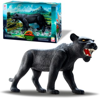 Pantera Negra Leopardo Emborrachado De Vinil Grande 1710 - Silmar Brinquedos em Oferta na Shopee