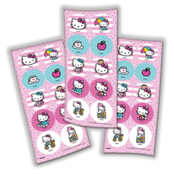 30~150 ADESIVO HELLO KITTY ROSA REDONDO FESTCOLOR (CHOCO)