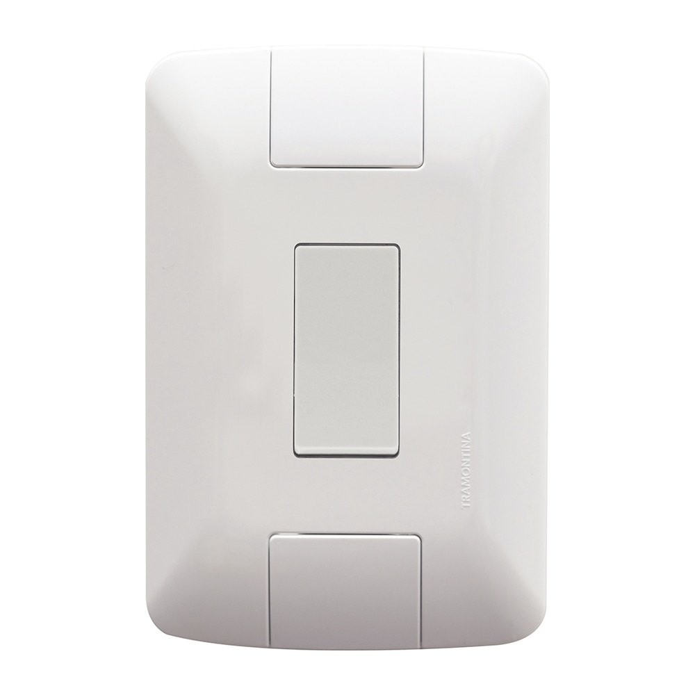 Interruptor Aria Tramontina 1 Tecla Simples 6A com Placa Branco em Oferta na Shopee