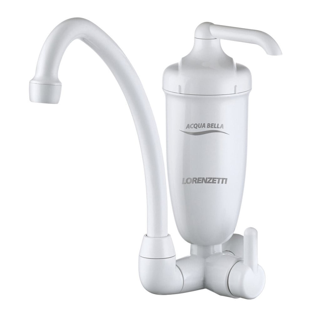 Torneira com Filtro Água Lorenzetti Acqua Bella Branca Bica Móvel em Oferta na Shopee