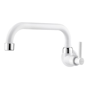 Torneira para Cozinha Víqua Parede Bica Horizontal Lagune ABS Branca em Oferta na Shopee