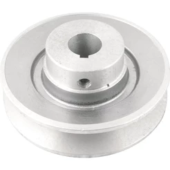 Polia Alumínio 1 Canal Perfil B 100mm com Furo 3/4" - Vonder