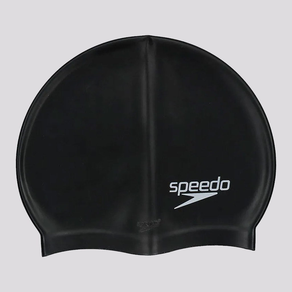 Touca de Natação Speedo Silicone Lisa Preta - Sports & Outdoors