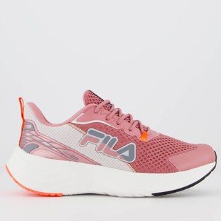 Tênis Fila Racer Comet Feminino Rosa e Cinza em Oferta na Shopee