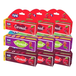 Kit 9 und Carmed Fini - Amora, Intensa, e Minhoca 10g