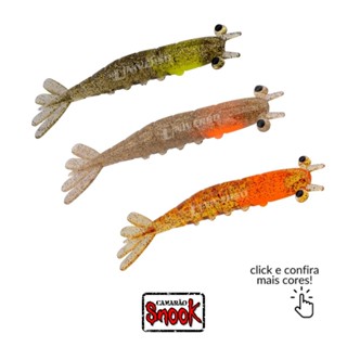 Isca Camarão Snook - 12cm (Com Ova) em Oferta na Shopee