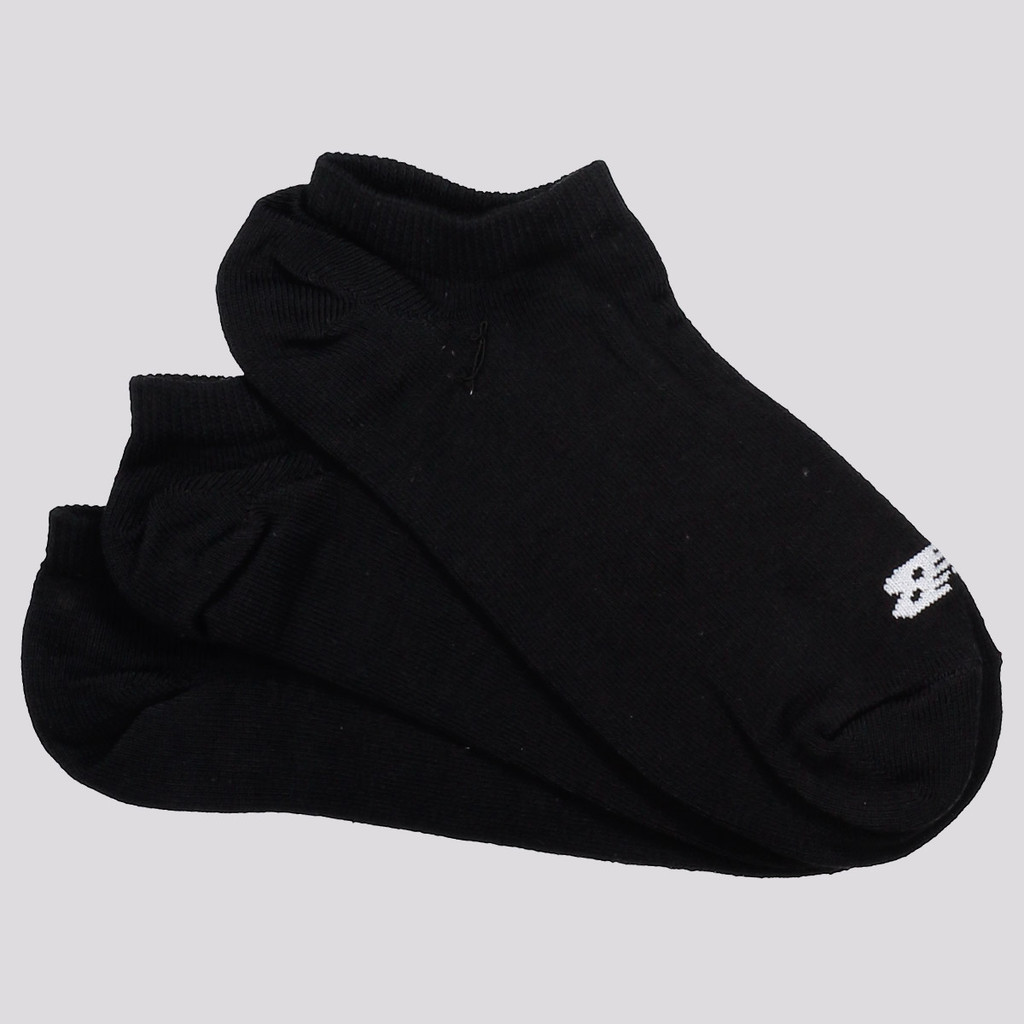 Meia New Balance Cano Invisível 3 Pares Preta em Oferta na Shopee