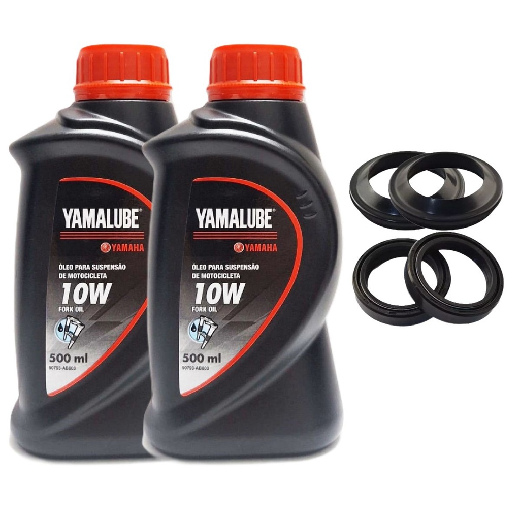 Kit Óleo da Bengala Yamalube Fazer 250 2005-2011 + Retentores e Guarda Pó em Oferta na Shopee