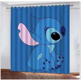 Cortina Infantil 2,45 x 1,45 LILO STITCH CT 23 em Oferta na Shopee
