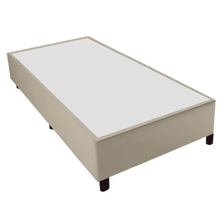 Base Cama Box 96x203x38cm Bege Suede Veludo Prince em Oferta na Shopee