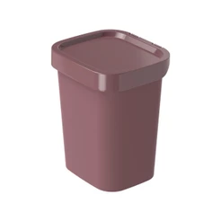 Lixeira de Plástico com Tampa 4,6 L Classic Fosca Cassis