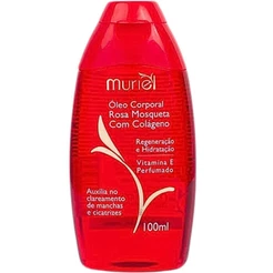 Muriel Óleo Corporal De Amêndoas Rosa Mosqueta Com Colágeno De 100Ml