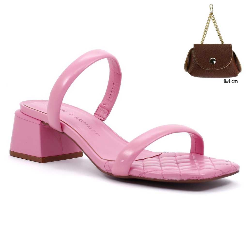 Tamanco Jorge Bischoff Tiras + Niqueleira 100% Original Com Nota Fiscal e Garantia de Fábrica - Women Shoes