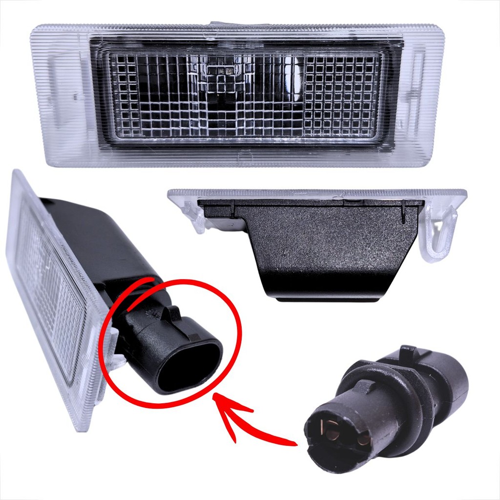 LANTERNA LUZ ILUMINAÇÃO PARA PLACA SONIC SEDAN NOVA TRACKER CRUZE HATCH NOVA S10 TRAIBLAZER COM SOQUETE
