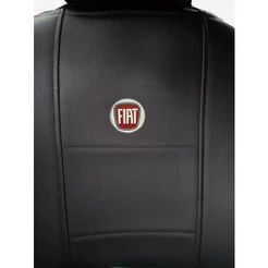 Jogo De Capa Couro Para Banco Carro Fiat Palio Uno Siena Strada Cabine Dupla 1996 - 2017