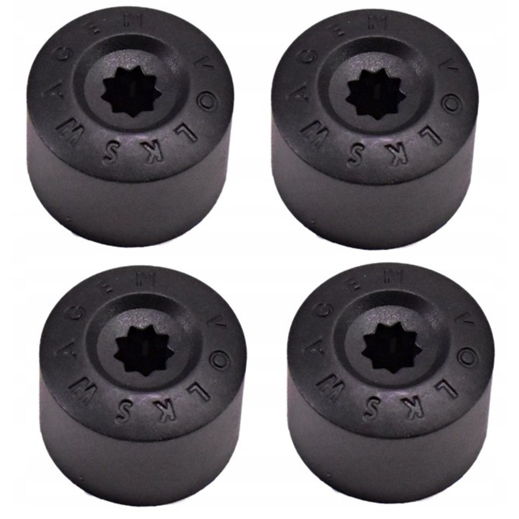 Kit 4 Capa Parafuso Roda Vw Virtus Polo Fox Golf Jetta Nivus