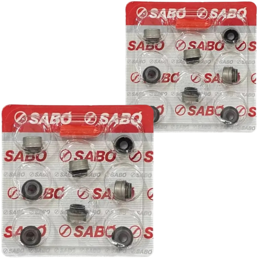 Jogo 16 Retentor Valvula 6mm Original Sabo Gm Astra Vectra Zafira S10 2.0 2.2 16v