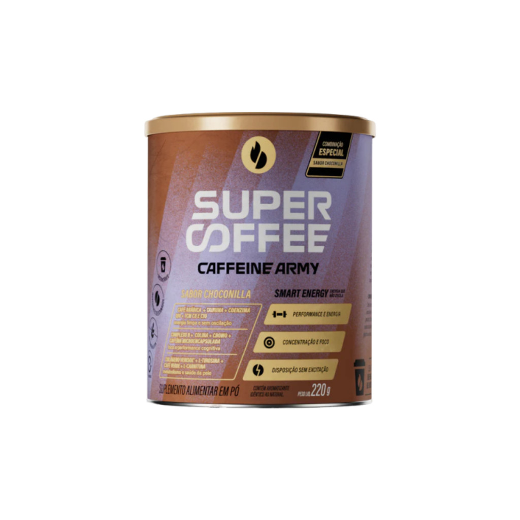 Supercoffee - Choconilla 220g - Caffeine Army em Oferta na Shopee