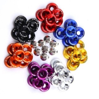 Kit 10x parafuso m6x20 + arruelas anodizadas placa carro moto--+ZHENGLED--+ em Oferta na Shopee