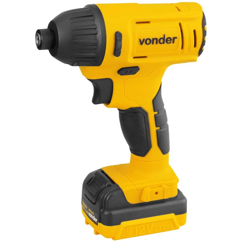 Parafusadeira Bateria Impacto 12V PBV012I Bivolt Vonder em Oferta na Shopee