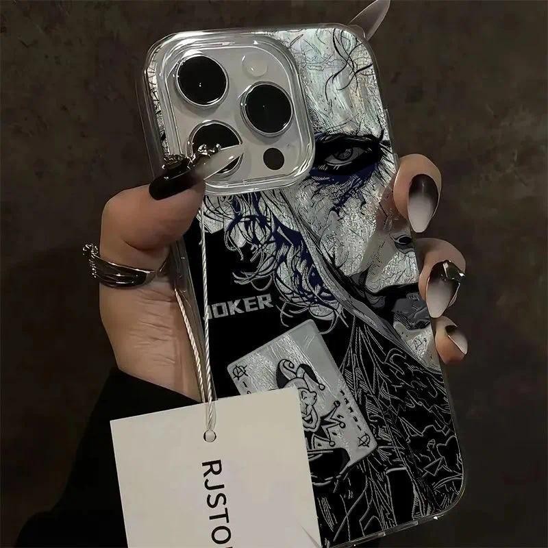 Capinha Capa Resistente A Choques De Ilustrações Joker para iPhone xs xr max 7 plus 11 12 13 14 15 16 pro max case em Oferta na Shopee