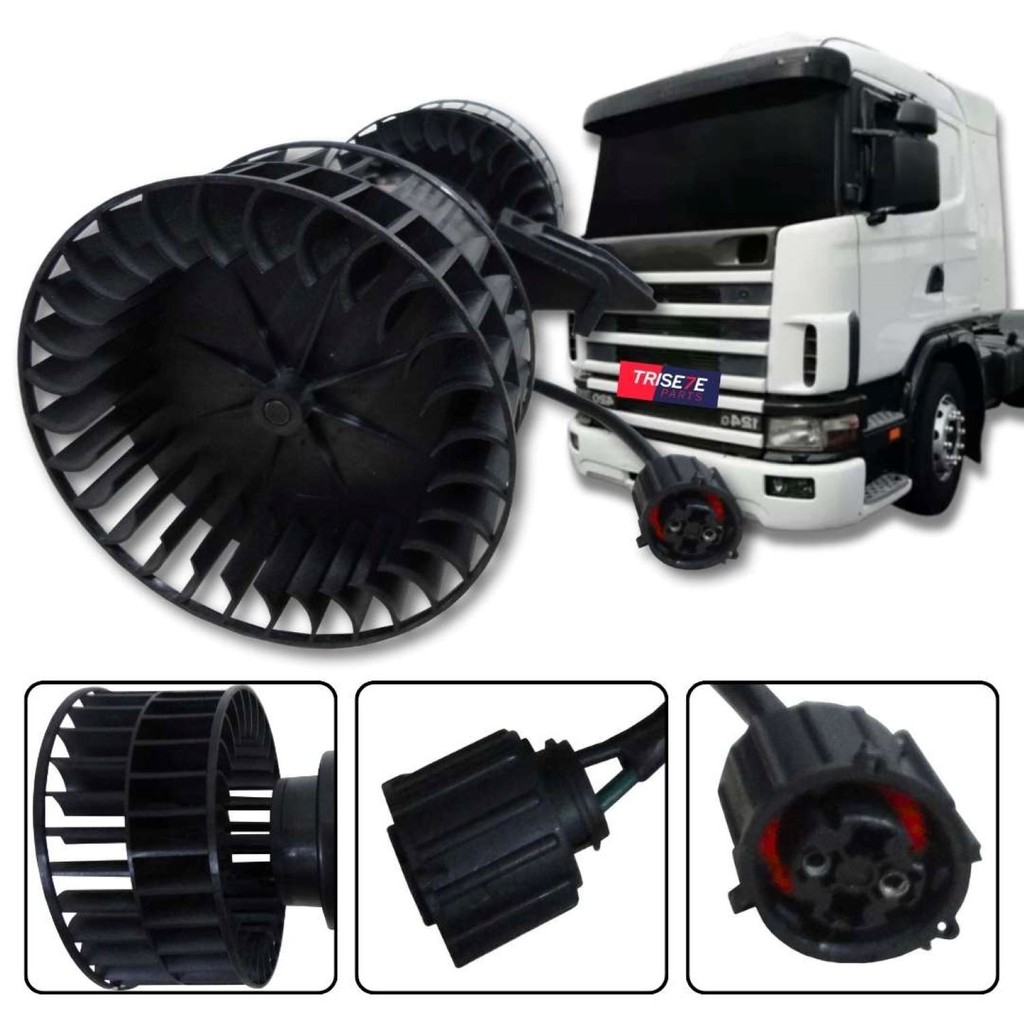 Ventilador Interno do Caminhões Scania P94 R114 T114 124 - 24 V