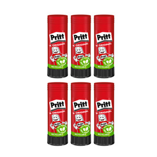 Kit com 6 -Cola Bastão Pritt Stick Original Não Tóxica 40g em Oferta na Shopee