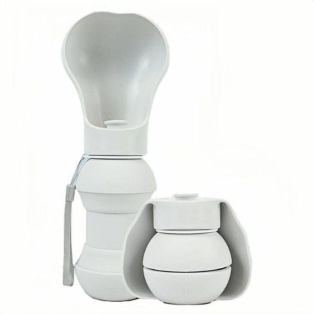 Bebedouro Portátil Passeio Pet Silicone Compacto Caminhada Viagem Animal Estimação