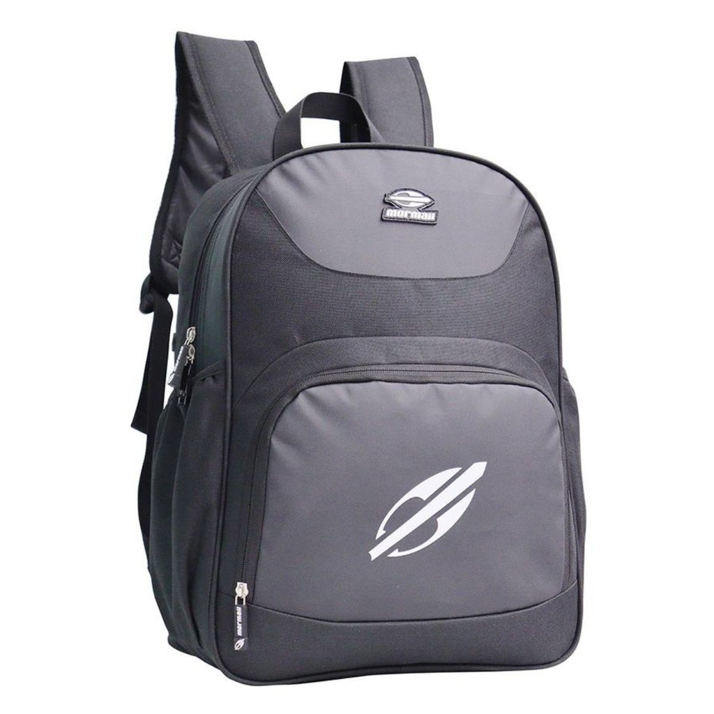 Mochila Costas Reforçada Casual Notebook Preta Mormaii
