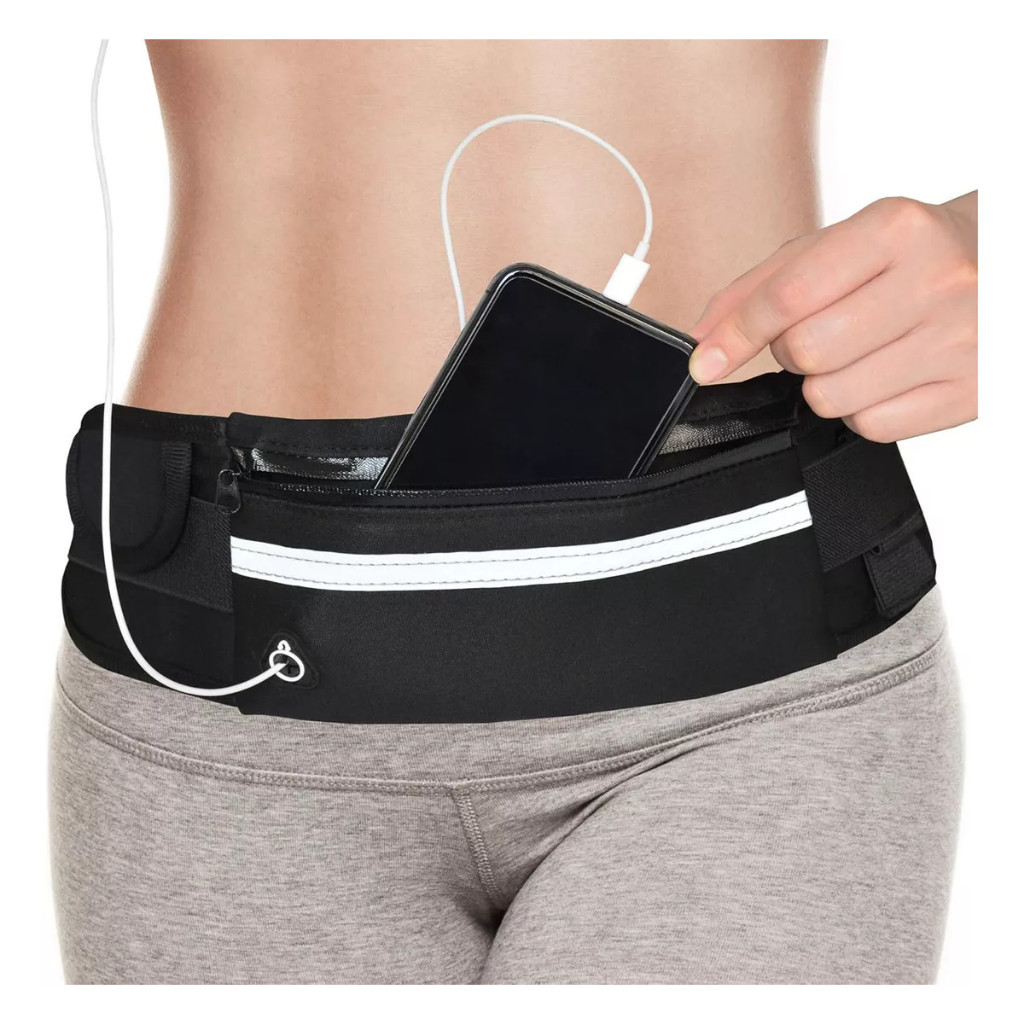 Bolsa Pochete Unissex Esportiva Impermeável Porta Celular Porta Garrafa Fitness em Oferta na Shopee