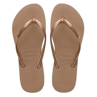 Chinelo Havaianas Slim Tradicional Feminino - Bege em Oferta na Shopee