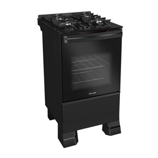 Fogão Mueller 4 Bocas Mesa Vidro Preto Total Clean Forno 57L Acendimento Automático Design Moderno em Oferta na Shopee