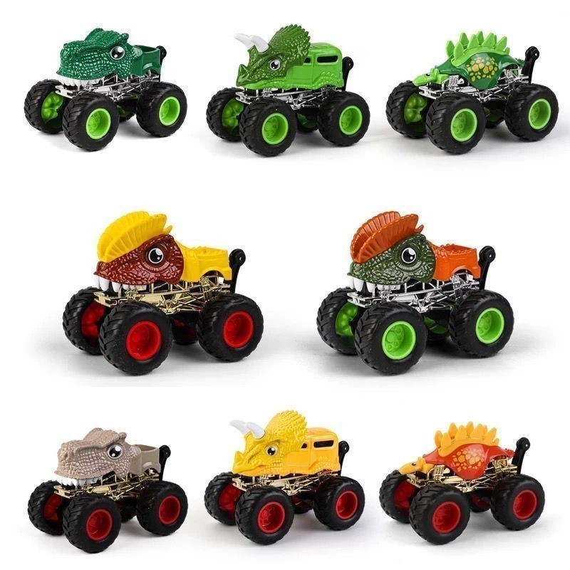 Brinquedo Carro Carrinho Fricção Rodão Climbing 4x4 dinossauro e jacare