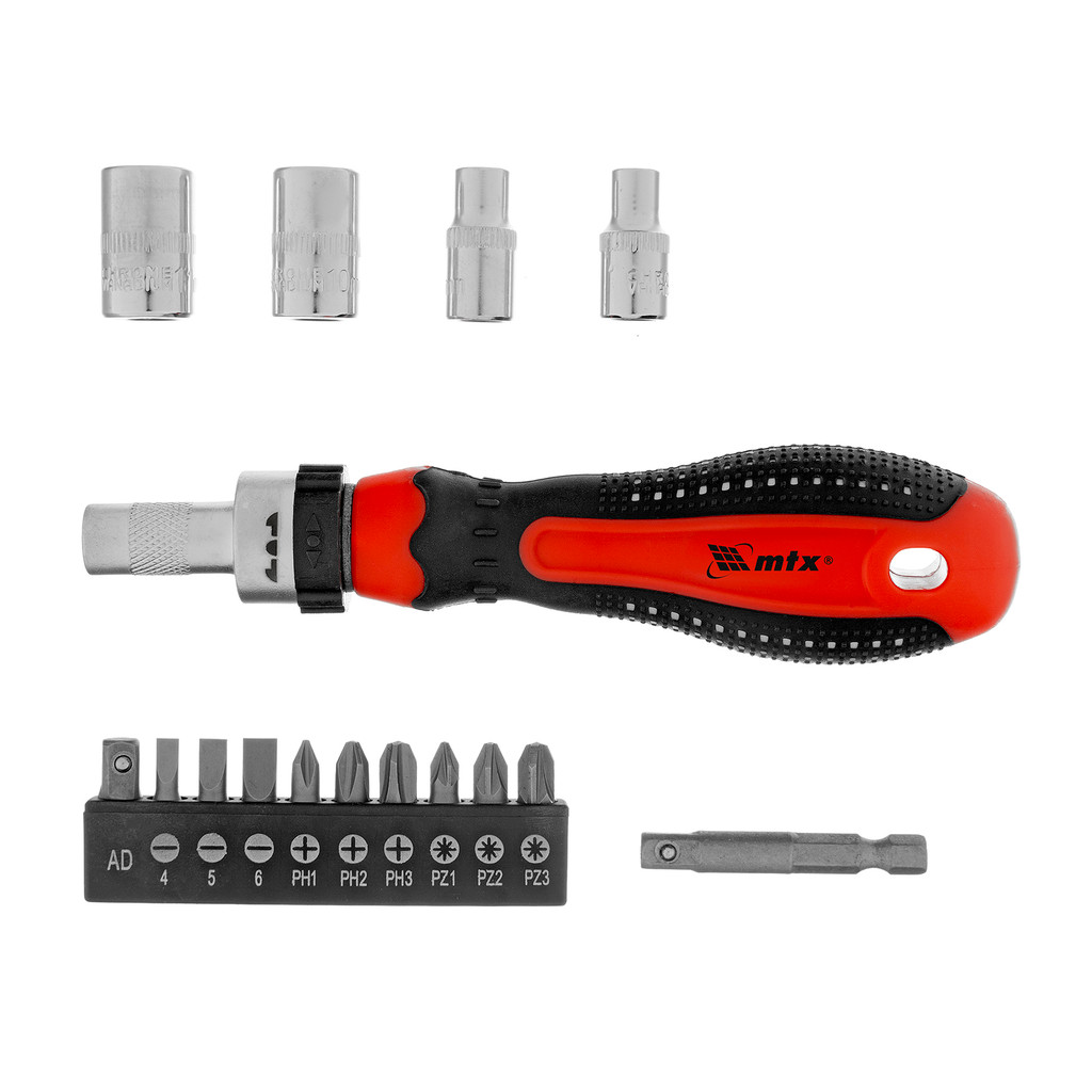 Jogo de Bits e Soquetes 1/4" MTX com 16 peças em Oferta na Shopee