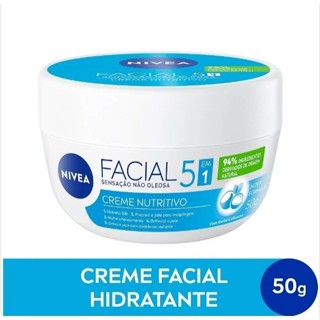 NIVEA - Creme Facial Nutritivo - 50g em Oferta na Shopee