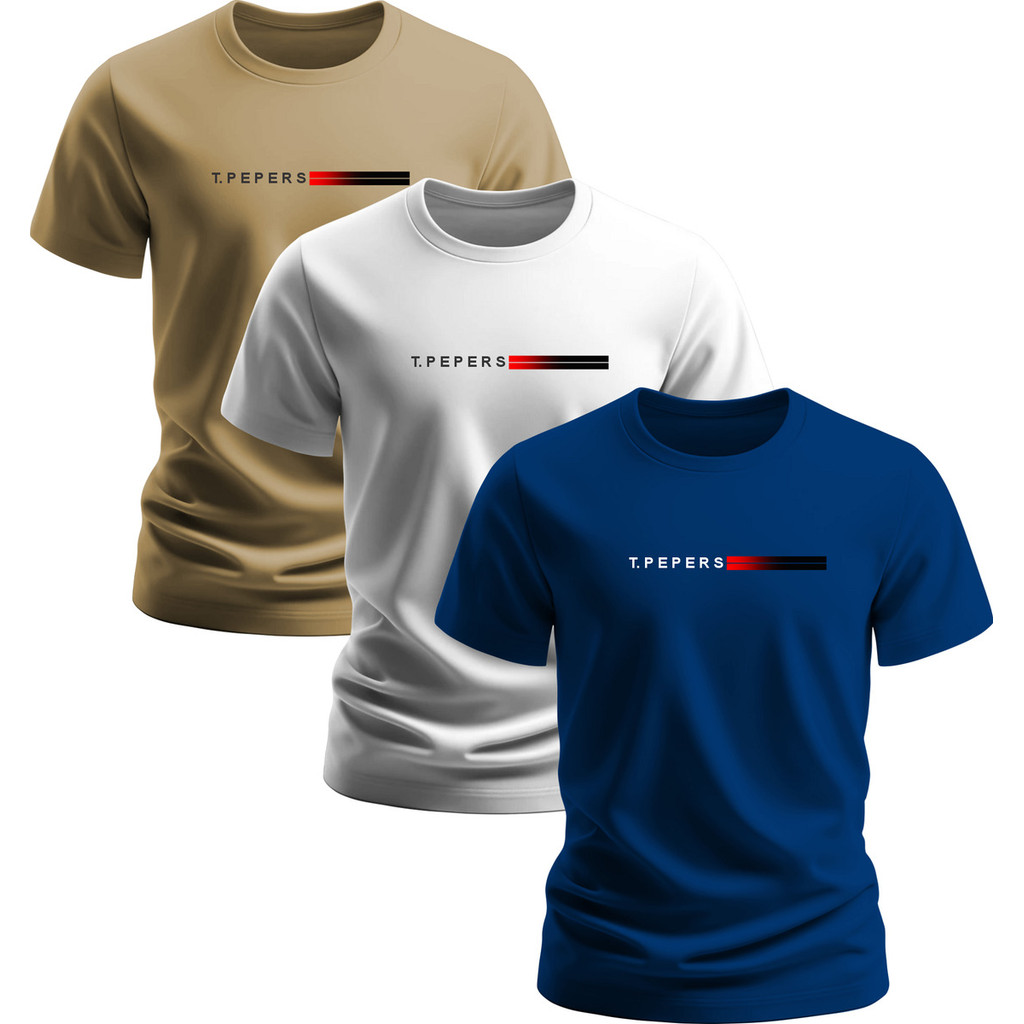 Kit 3 Camisetas Variaveis Masculina Original