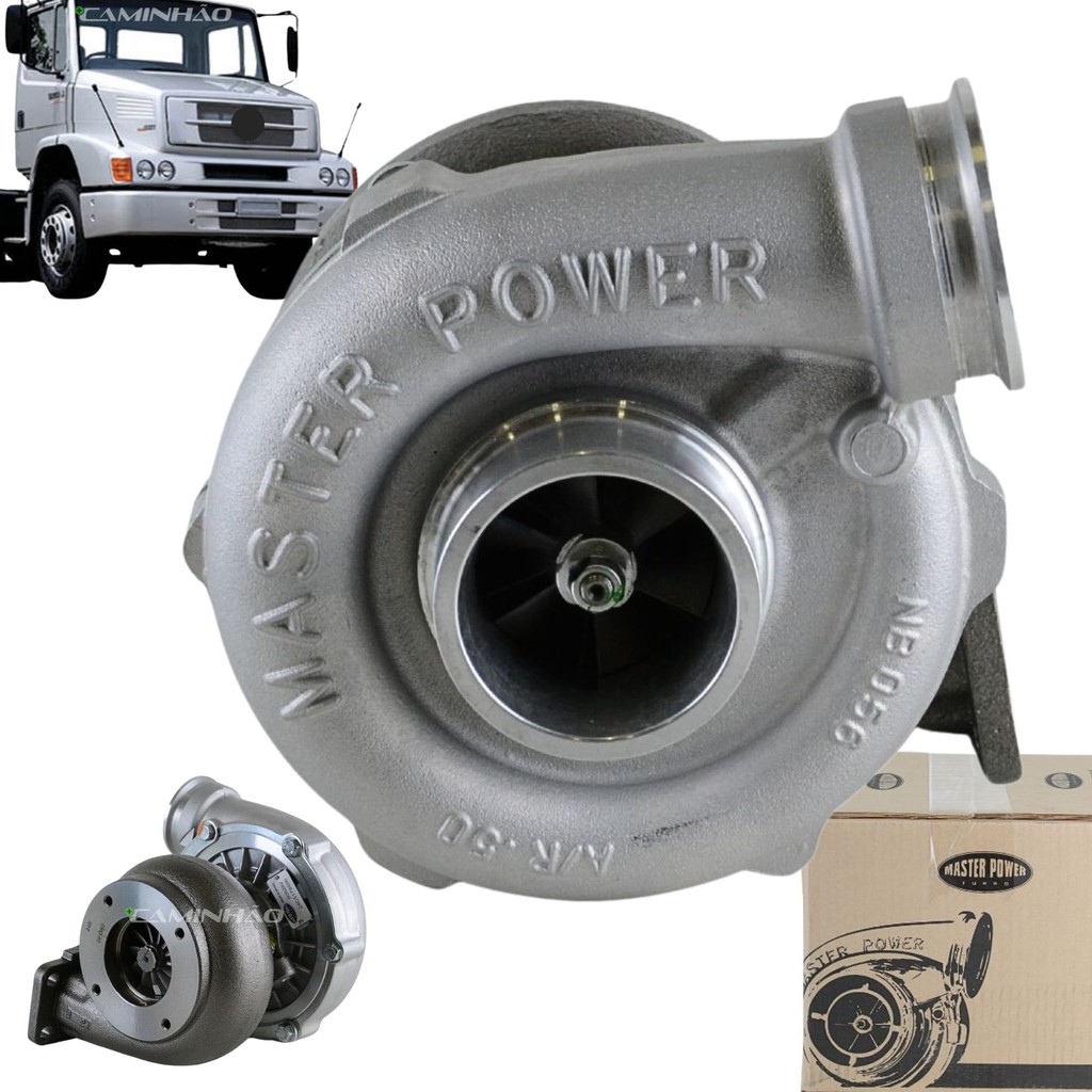 Turbina Turbo para Mercedes-Benz OM366LA 1620 / 1621 / 1717 / 1721 / 2318  - Ford F12000 MWM 6.10 em Oferta na Shopee