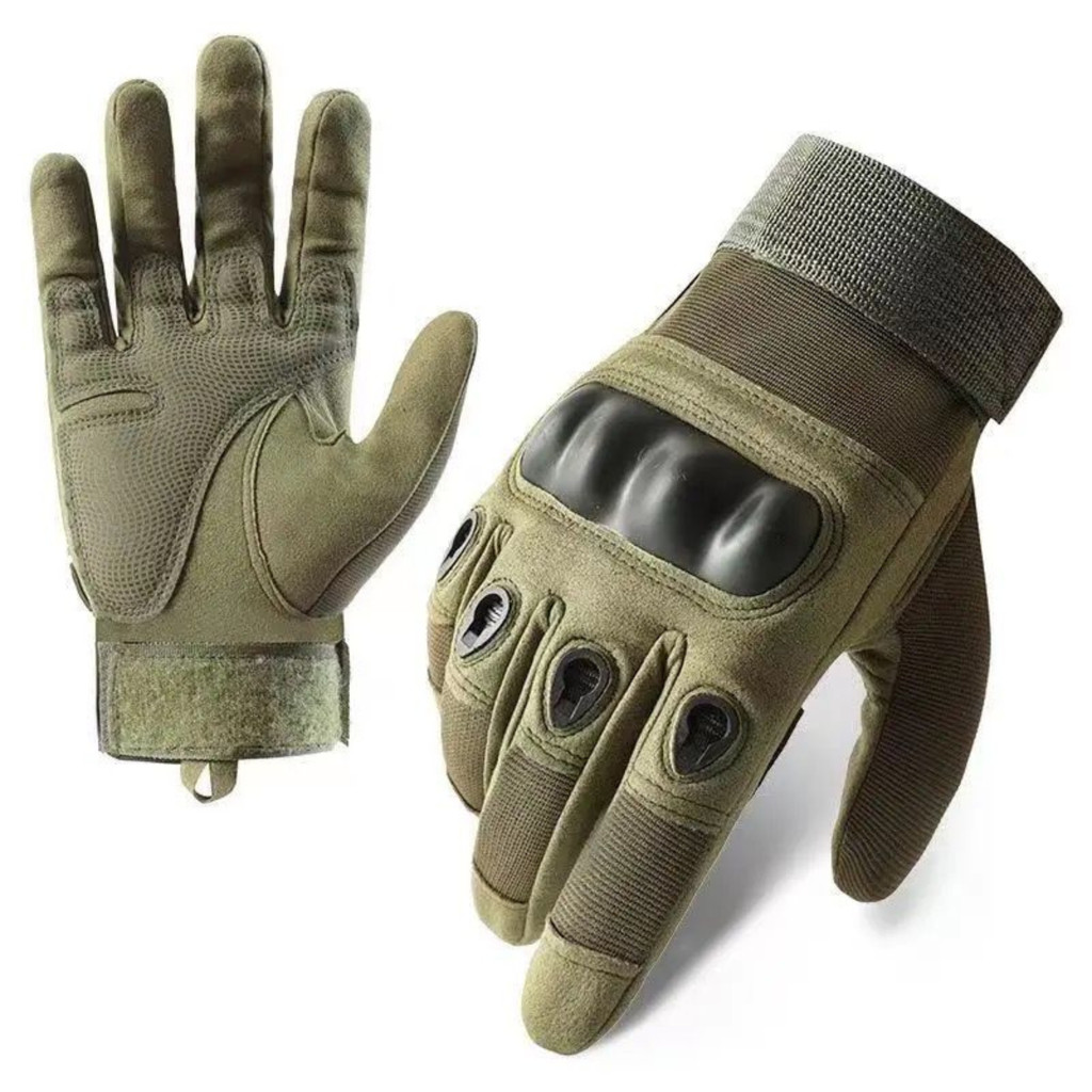 Luva Tatica Militar Motociclista Airsoft Paintball Proteção Anti Impacto Ciclismo Alta Qualidade