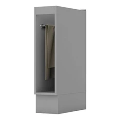 Balcão Porta Toalha 20 Cm Americana Cinza ? Henn