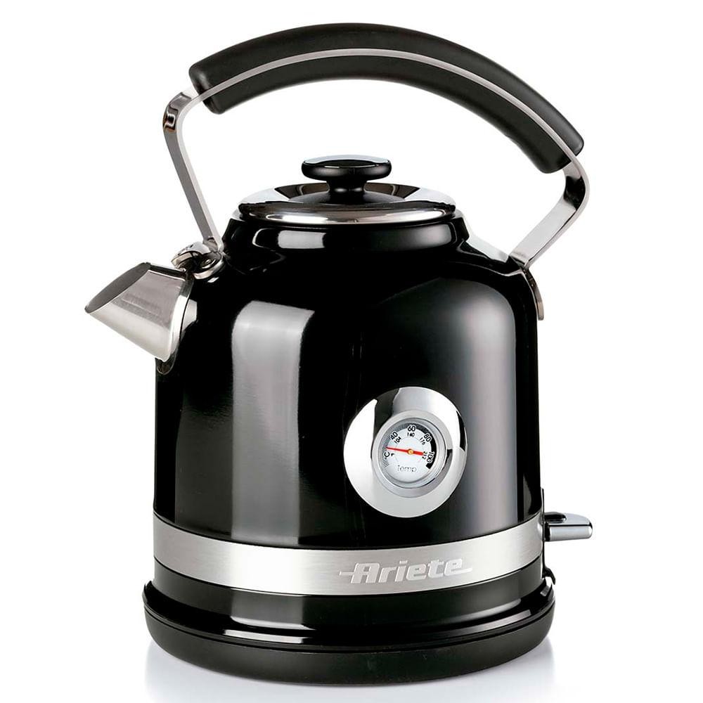 Chaleira Elétrica Ariete Moderna Preta com Base 360 Graus 1,7L - 2854