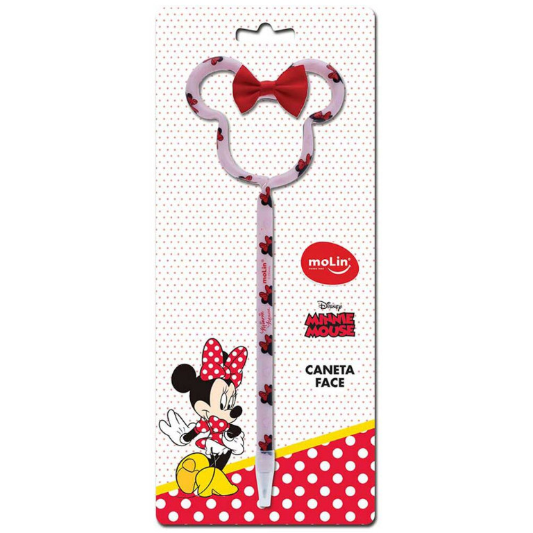 Caneta Esferográfica Face Minnie Disney Molin