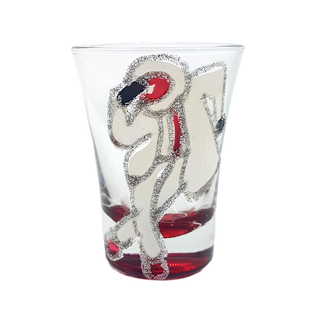 Copo Cachaça Zé Pilintra Dose Whisky Pintura Manual 60ml