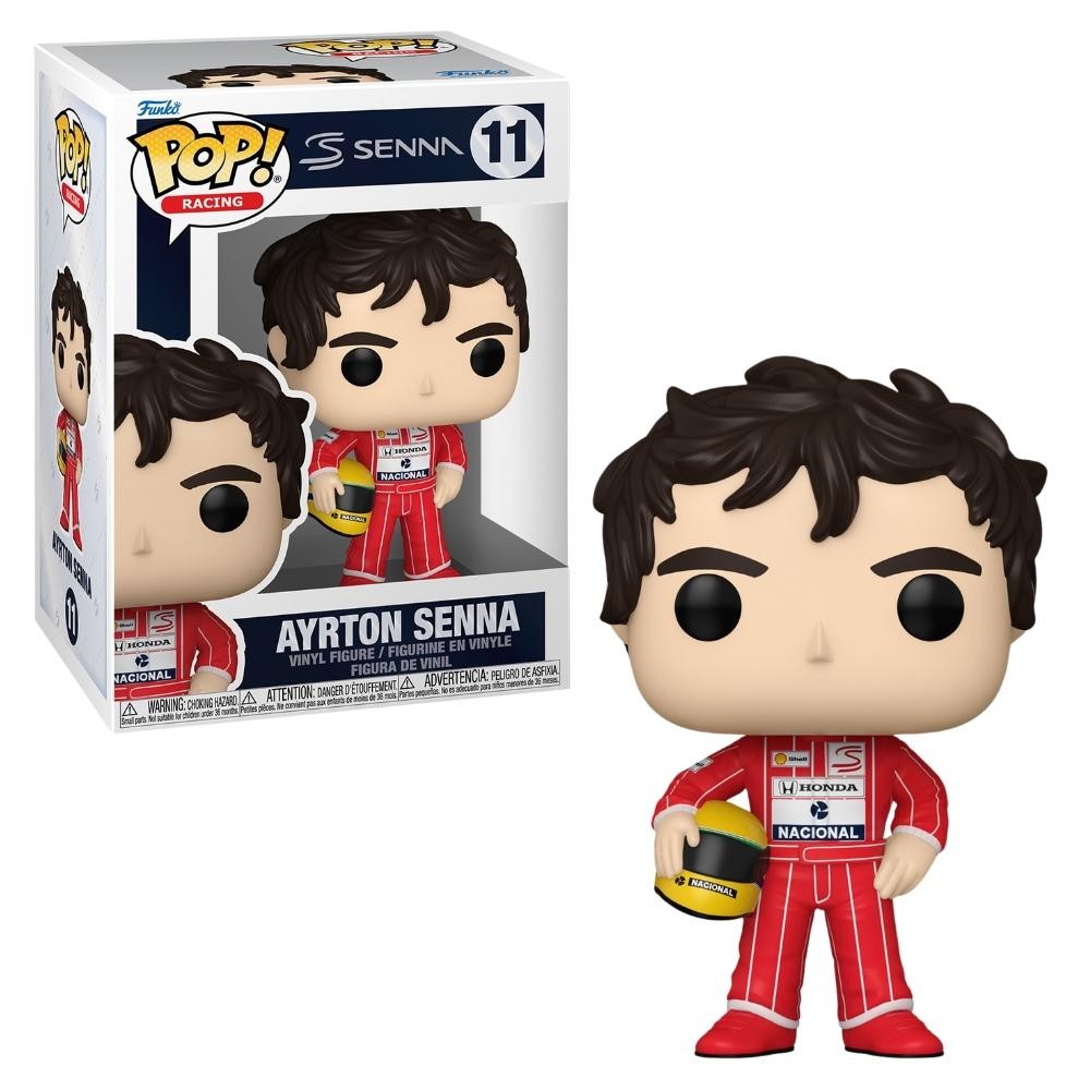 Boneco Funko Pop! Racing McLaren- Ayrton Senna em Oferta na Shopee