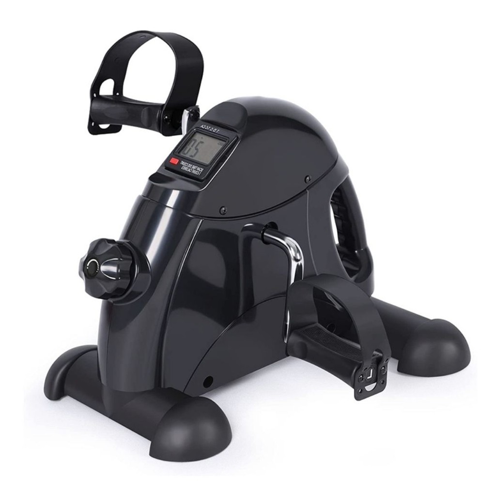 Mini Bicicleta Ergométrica Bike para Fisioterapia c/ Monitor Portátil Cicloergometro para Idoso Exercício