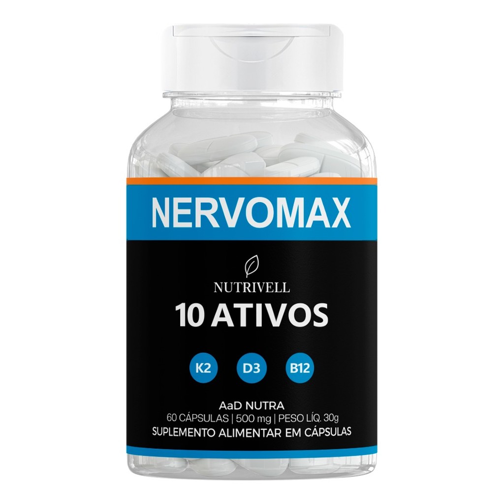 1x Nervomax 60 Cáps Original - Promoção