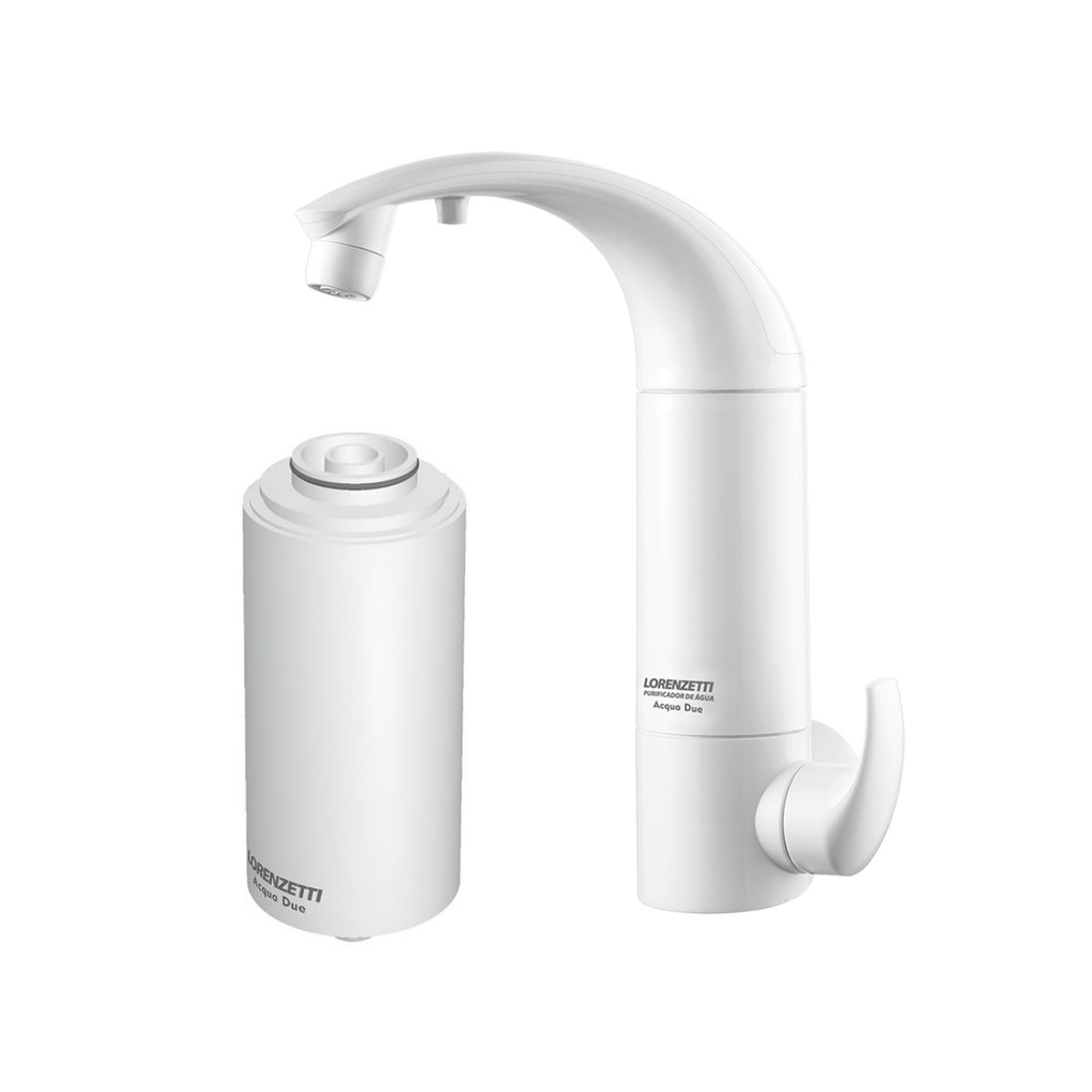 KIT LORENZETTI PURIFICADOR DE ÁGUA PAREDE ACQUA DUE + REFIL