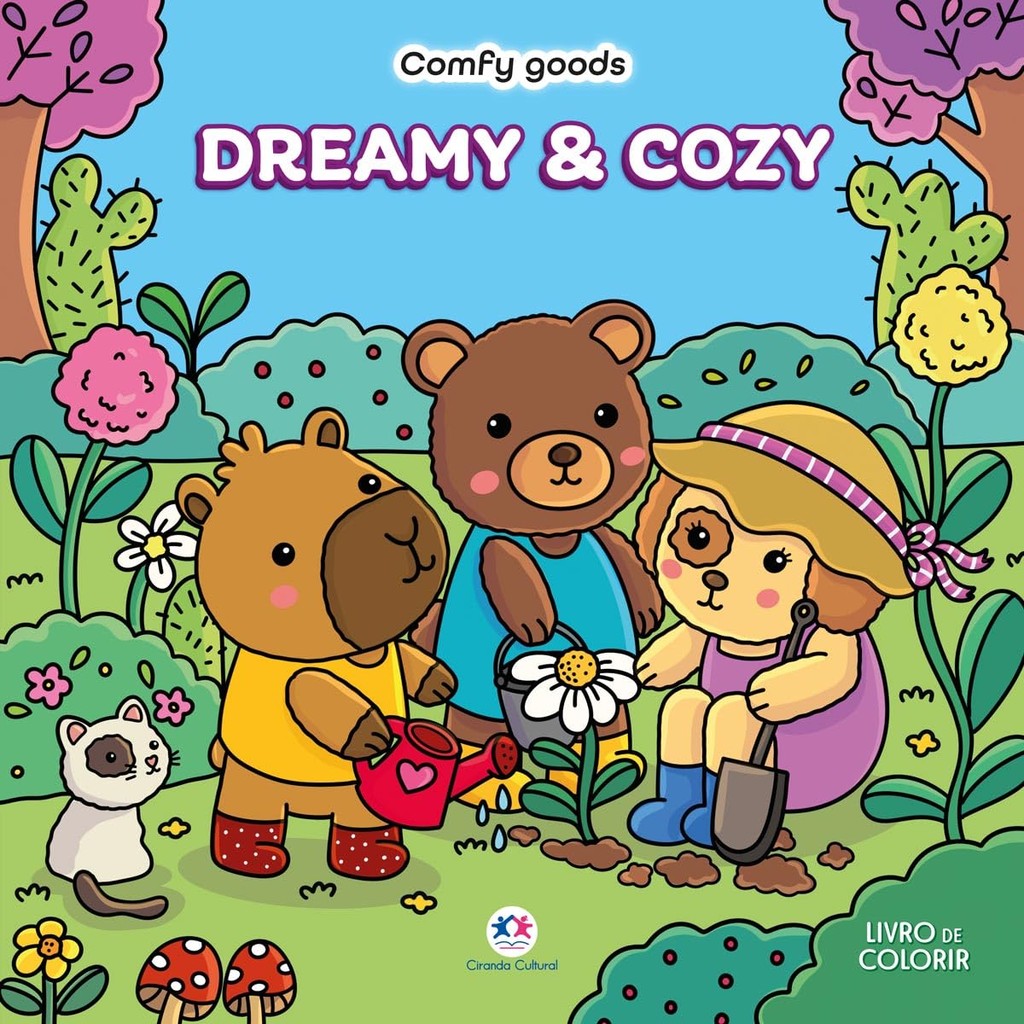 Dreamy and cozy | Livro de Colorir em Oferta na Shopee